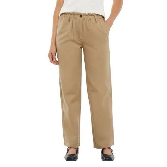 GAP Pants - Gap Women's Relaxed Fit Straight Leg Easy Twill Pant Size XL NWT
